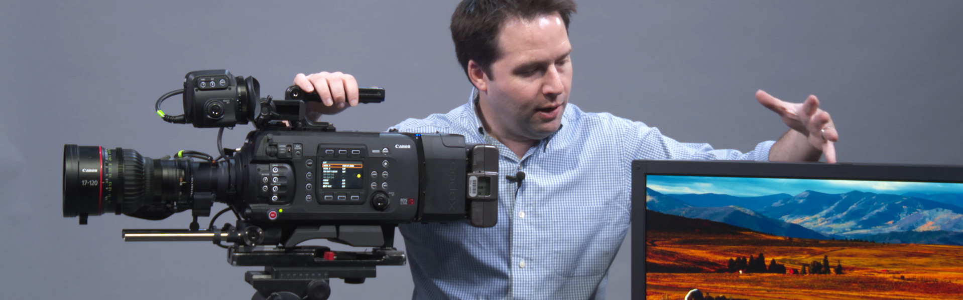 Header image for article At the Bench: A Look at the Canon C700 and DP-V2420 Monitor