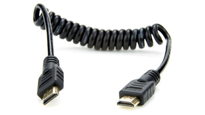 ATOMOS Full HDMI to Full HDMI Cable - Coiled, 11.8 to 17.7"