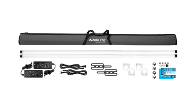 Nanlite PavoTube II 60XR 8FT CRMX Pixel Tubes with Internal Battery 2-Light Kit