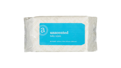 Baby Wipes - Unscented (80-Pack)