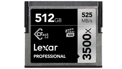 Lexar Professional 3500x CFast 2.0 Memory Card - 512GB