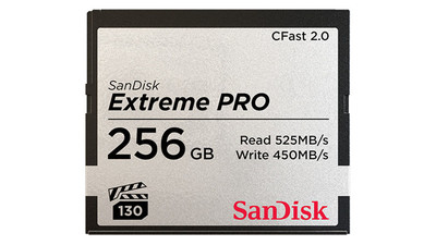 SanDisk Extreme PRO CFast 2.0 Memory Card - 256GB (Compatible with Arri, Canon, and BlackMagic)