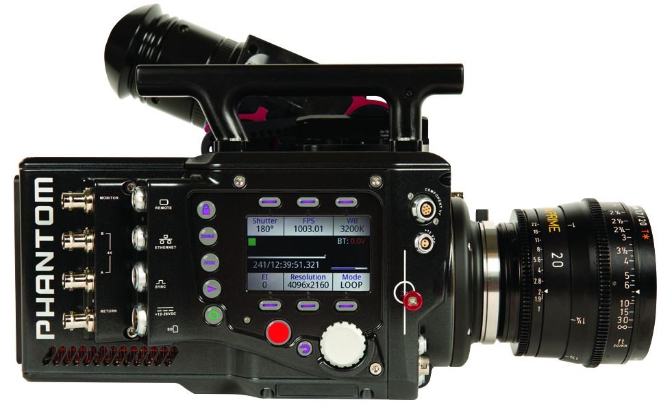 phantom 4k slow motion camera