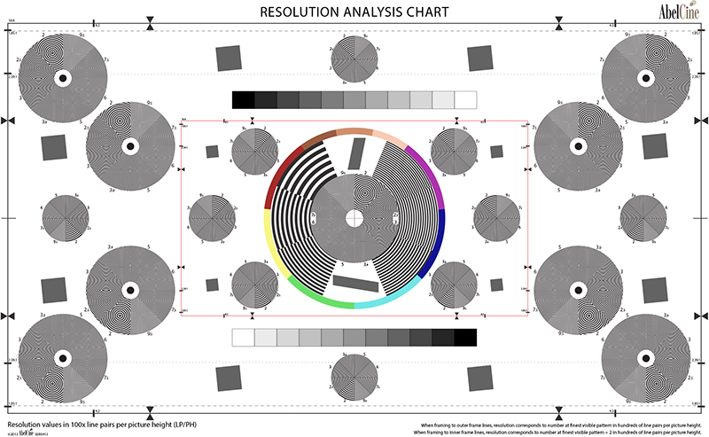 Century Precision Optics Resolution Chart 4 Charts of 4 grids 8.5"x11" Free Ship 