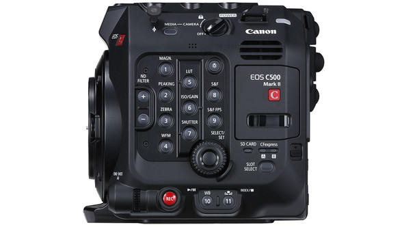 Canon C500 Mark II Side View