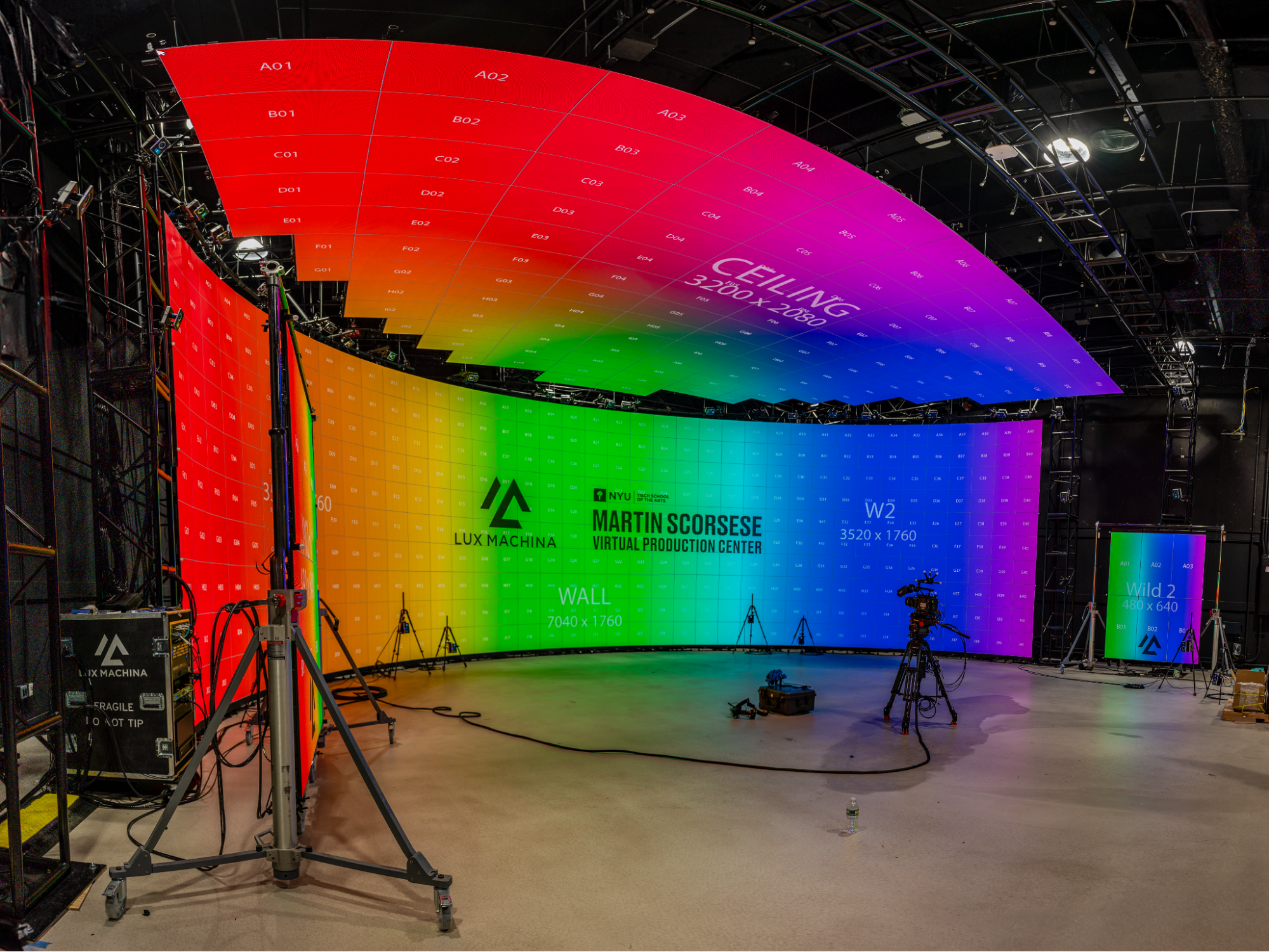 The LED Volume at the Martin Scorsese Virtual Production Center, courtesy of Lux Machina