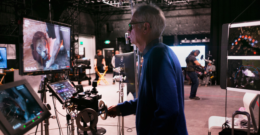 DP Caleb Deschanel, ASC, applying camera movement during production of Disney's 'The Lion King'