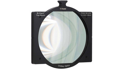 Lindsey Optics Brilliant2 +2 Diopter Tray Mount Close-Up Lens - 4 x 5.65