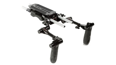 SHAPE BP12 Revolt VCT Universal Baseplate with Camera Shoulder Mount and Telescopic Handle