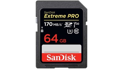 SanDisk Extreme PRO SDXC UHS-I Memory Card - 64GB