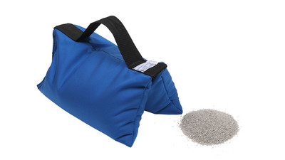 American Grip Saddle Type Sand Bag - 20 lb (Full), Blue
