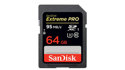 SanDisk SDXC Extreme Pro Memory Card - 64GB