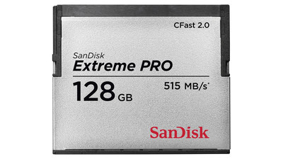 SanDisk Extreme PRO CFast 2.0 Memory Card (for Arri CANON and BLACKMAGIC) - 128GB