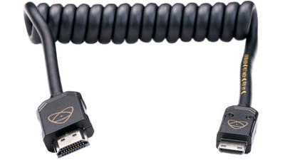 Atomos Coiled HDMI to Mini HDMI Cable - 12-24"