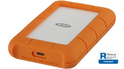 LaCie Rugged USB-C HDD with Rescue Data Recovery - 5TB