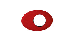 Bluestar Oval Large Microfiber Viewfinder Eyecushion - Red