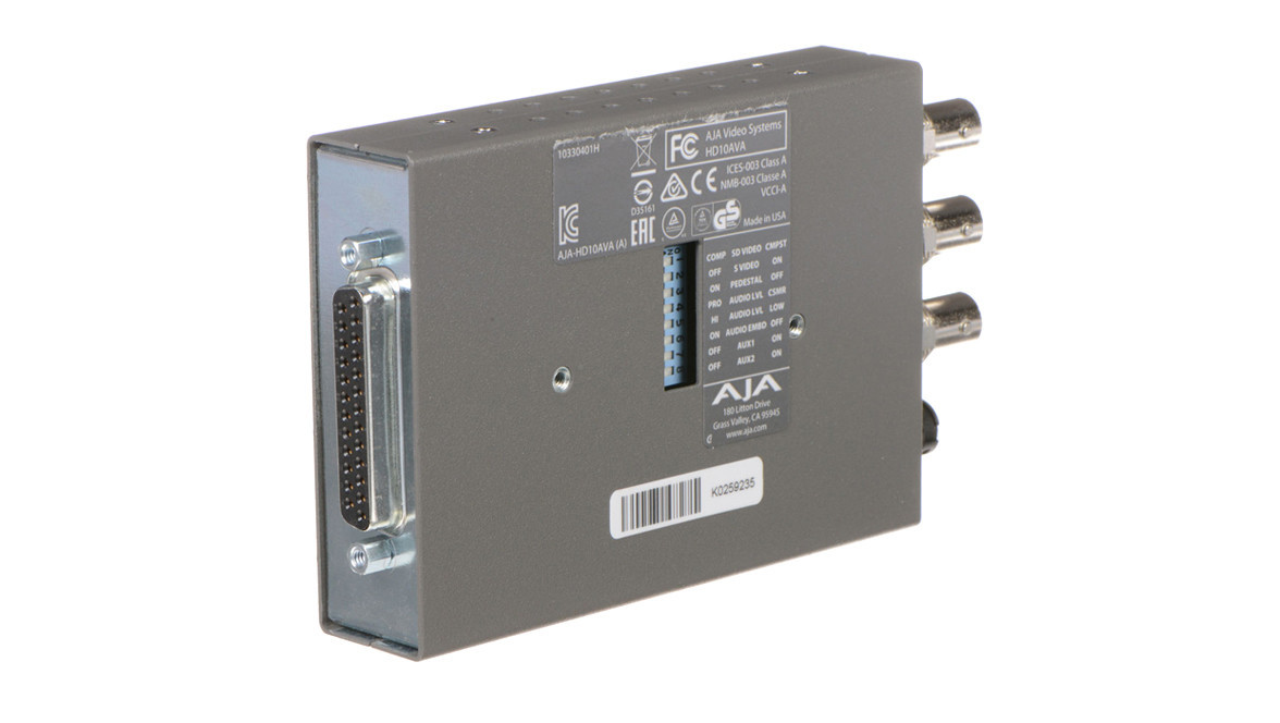 Convertisseur Vidéo AJA HD10C (HSD Vers Analogique) - Pour Pièces Ou Réparation
