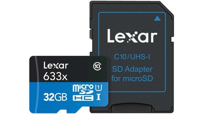 Lexar High-Performance 633x microSDHC UHS-I Memory Card - 32GB