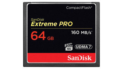 SanDisk Extreme PRO CompactFlash Memory Card - 64GB
