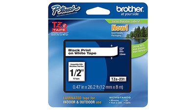 Brother P-Touch Label Tape - Choose Width & Color