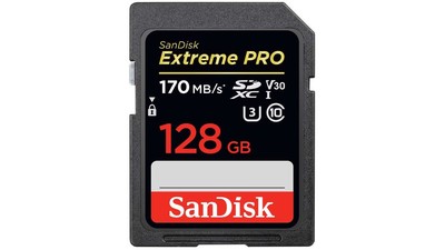 SanDisk Extreme PRO SDXC UHS-I Memory Card - 128GB