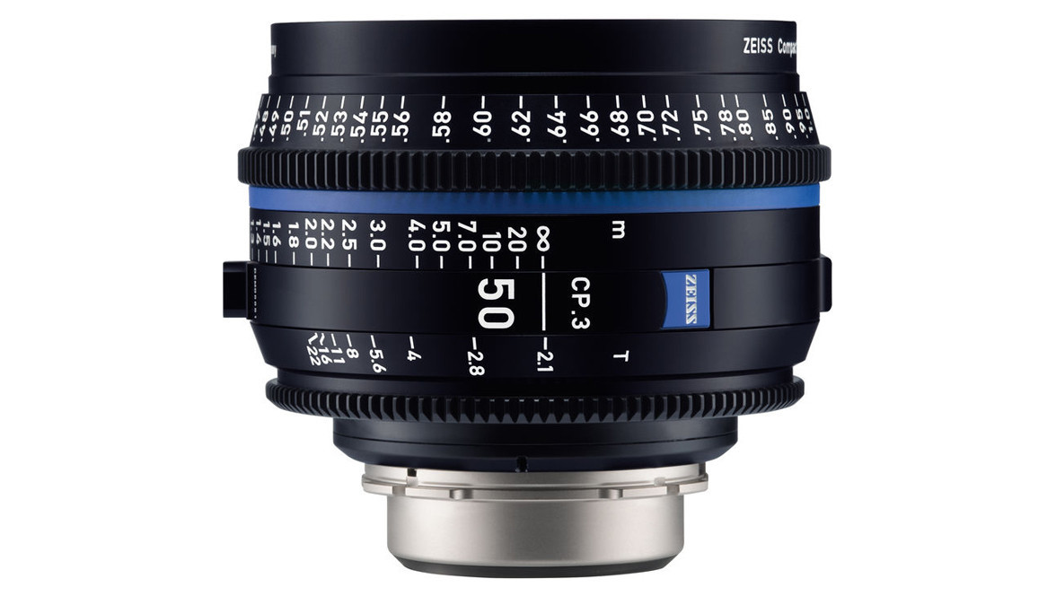 Zeiss CP.3 cp3 50mm T2.1 PL EF シネマレンズ Zeiss CP.3 50mm T2.1 - Duclos Lenses