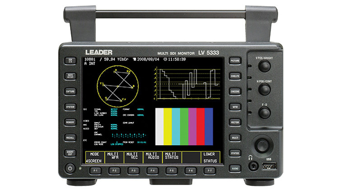 Leader Lbo-5860a Waveform Monitor 525 Lines for sale online 