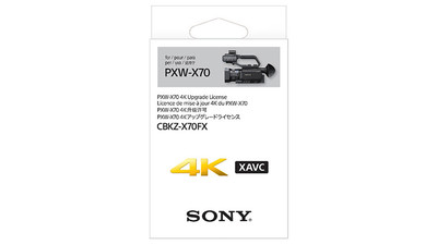 Sony CBKZ-X70FX 4K Upgrade License Key for PXW-X70