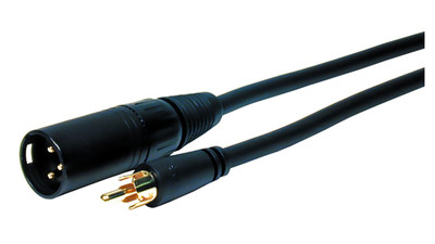 Standard Series XLR Plug to RCA Plug Audio Cable - 3ft