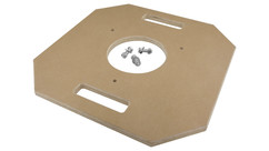 Alan Gordon Pre-Drilled Hi-Hat Mounting Board - 18" x 18"