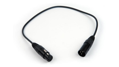 Remote Audio CAXJ18 XLR3F to XLR3M Balanced Jumper Cable - 18"