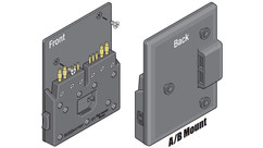 Block Battery 2F1-ABA Adapter (Gold Mount)