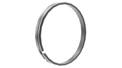 Bright Tangerine 143-136mm Clamp On Ring