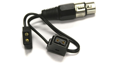 Core SWX PT-XF3 Male P-Tap to Female XLR 4-pin & P-Tap  Y-Cable - 8"