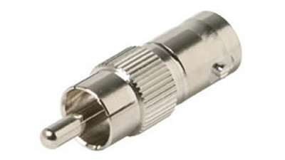 BNC Female to RCA Male Adapter, 50 oHm