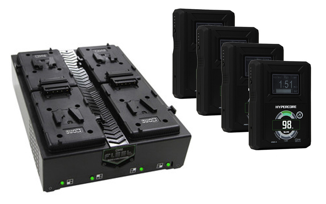 【激レア！スコア】HEAVY L NEW POWER BEST 2 Core SWX Fleet Kit with (4) Hypercore NEO Slim V-Mount 98Wh 14.8 V