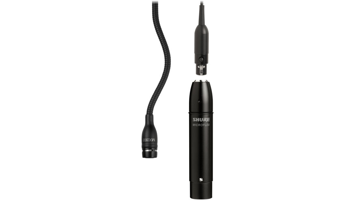 pump gas aspect Shure MX202B/C Microflex Overhead Cardioid Mini-Condenser Microphone  (Black) | Microphones | Audio | Buy | AbelCine