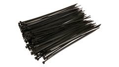 Nylon Cable Ties UV Stabilized - 12", Black (100-Pack)