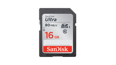 SanDisk Ultra SDHC UHS-I Memory Card - 16GB