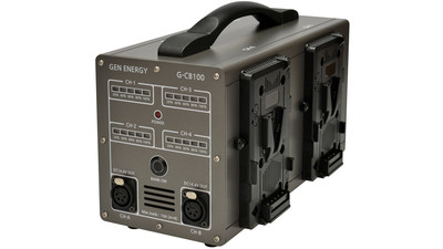Gen Energy 4-Channel Simultaneous Fast 6A Charger & Power Station (V-Mount)
