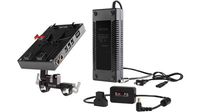 SHAPE D-Box Camera Power & Charger for Panasonic EVA1 & Sony FS7/FS7M2/FS5/FS5M2 - V-Mount