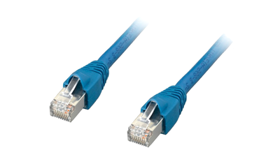 Comprehensive CAT6A Shielded Ethernet Patch Cable - 10', Blue