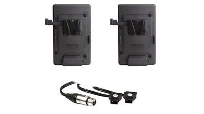 HIVE Lighting Hornet 200-C Dual V-Mount Battery Plate Kit with Y-Cable