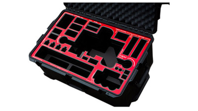 Jason Cases Pelican Case for MoVI M10 (Red Overlay)