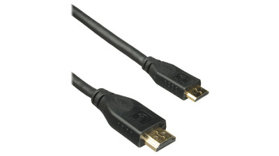 High Speed HDMI A To Mini HDMI C Cable - 18"