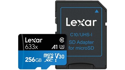 Lexar High-Performance 633x microSDXC UHS-I Memory Card - 256GB