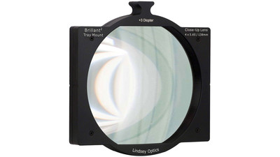 Lindsey Optics Brilliant2 +3 Diopter Tray Mount Close-Up Lens - 4 x 5.65