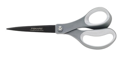 Fiskars Straight, Stainless Steel Softgrip Scissors - 8"