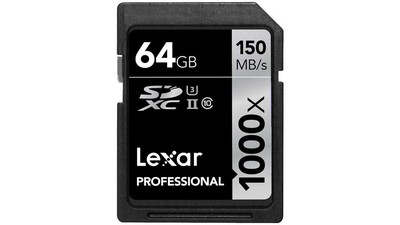 Lexar Professional 1000x SDXC UHS-II Memory Card - 64GB
