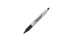 Sharpie Permanent Marker - Twin Tip, Black